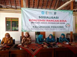 Sosialisasi ke-2 B2SA PKK Kalurahan Ponjong